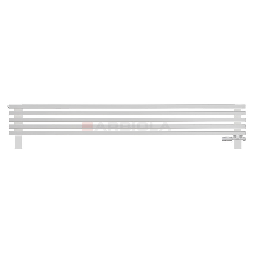 Arbiola Gorizont Compact VZ 1750-63-05 секции белый горизонтальный радиатор c нижним подключением с ножками Arbiola Gorizont Compact VZ 1750-63-05 секции белый горизонтальный радиатор c нижним подключением с ножками