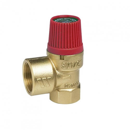 STOUT Клапан предохранительный 15 х 3/4" х 1" для системы отопления