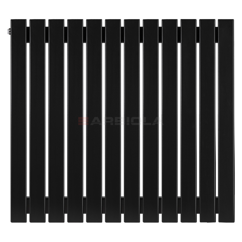 Arbiola Liner H 700-36-12 секции черный вертикальный радиатор c боковым подключением Arbiola Liner H 700-36-12 секции черный вертикальный радиатор c боковым подключением