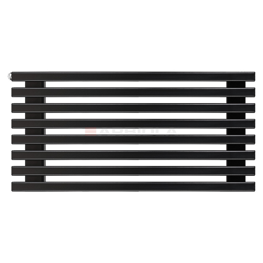 Arbiola Gorizont H 1000-63-08 секции черный горизонтальный радиатор c боковым подключением Arbiola Gorizont H 1000-63-08 секции черный горизонтальный радиатор c боковым подключением