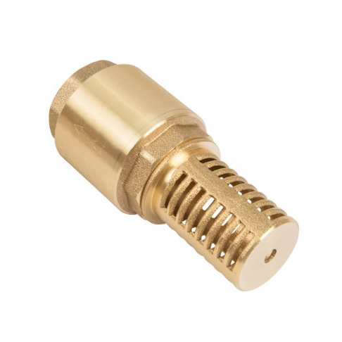 Клапан обратный Unipump НР с сеткой (1 1/4", сетка - латунь, толкатель - латунь) Клапан обратный Unipump НР с сеткой (1 1/4", сетка - латунь, толкатель - латунь)