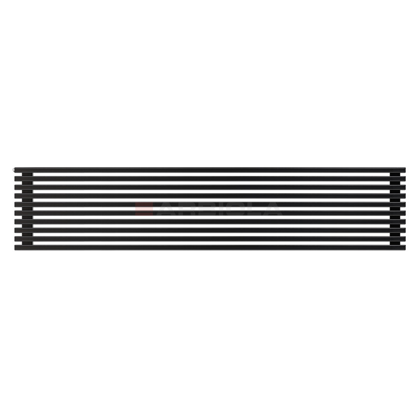 Arbiola Gorizont H 2500-63-10 секции черный горизонтальный радиатор c боковым подключением