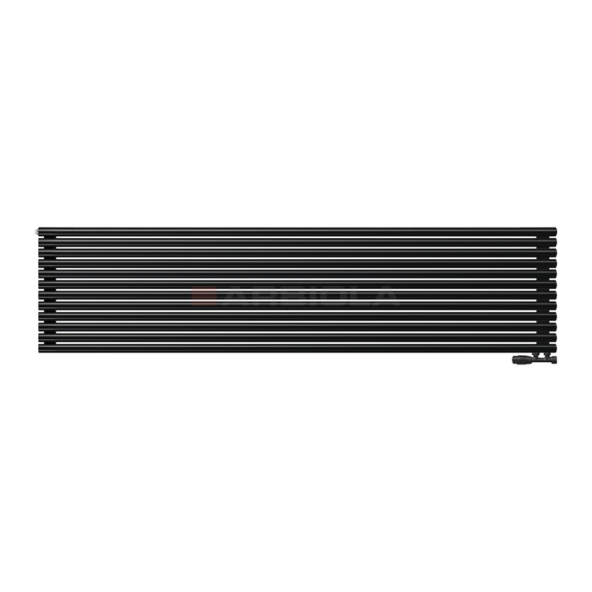Arbiola Gorizont Iris V 2500-42-12 секции черный горизонтальный радиатор c нижним подключением Arbiola Gorizont Iris V 2500-42-12 секции черный горизонтальный радиатор c нижним подключением