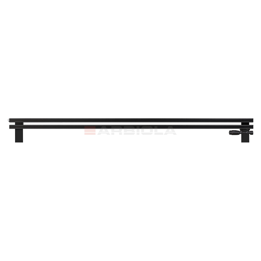 Arbiola Gorizont Compact VZ 1750-63-02 секции черный горизонтальный радиатор c нижним подключением с ножками