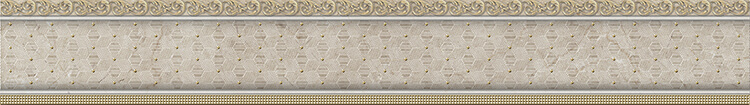 El Molino Venecia Plata-Beige Moldura 3,5x25см Бордюр El Molino Venecia Plata-Beige Moldura 3,5x25см Бордюр