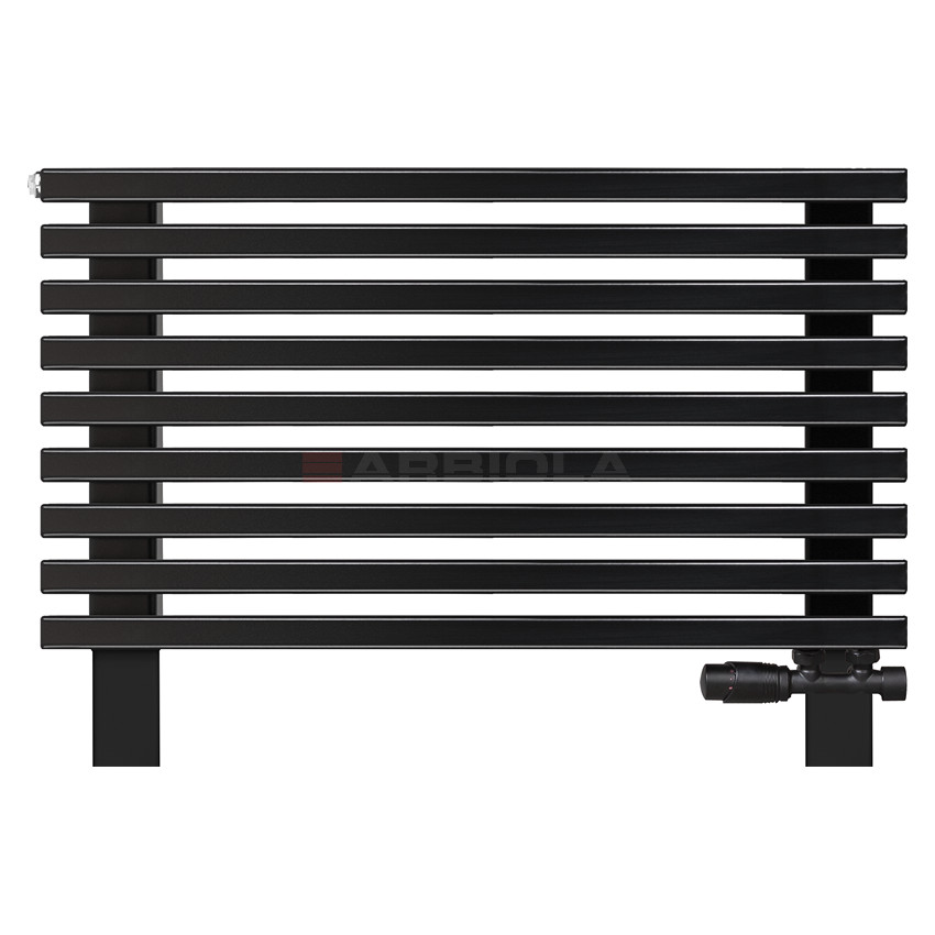 Arbiola Gorizont Compact VZ 1000-63-09 секции черный горизонтальный радиатор c нижним подключением с ножками Arbiola Gorizont Compact VZ 1000-63-09 секции черный горизонтальный радиатор c нижним подключением с ножками