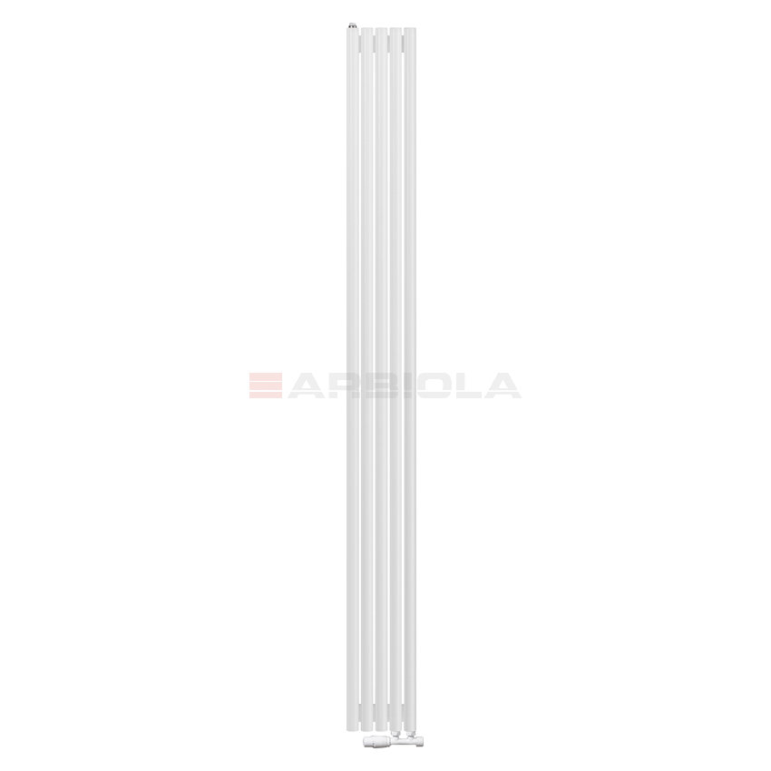 Arbiola Iris 42 V 2500-42-05 секции белый вертикальный радиатор c нижним подключением Arbiola Iris 42 V 2500-42-05 секции белый вертикальный радиатор c нижним подключением