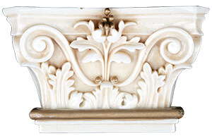 Infinity Ceramic Tiles Vaticano Capitel-2 Oro 13x21 декоративный элемент Infinity Ceramic Tiles Vaticano Capitel-2 Oro 13x21 декоративный элемент