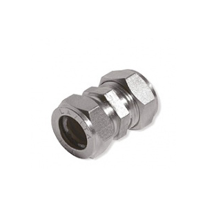 Lavita C/P 50*50 муфта соединительная "труба-труба" никелированная Lavita C/P 50*50 муфта соединительная "труба-труба" никелированная