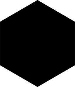 Codicer 95 Basic Hex 25 Black 22x25 Напольная плитка Codicer 95 Basic Hex 25 Black 22x25 Напольная плитка