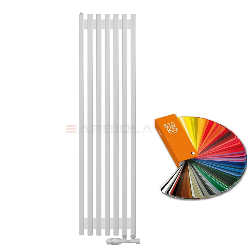 Arbiola Compact V 1000-63-07 секции цветной вертикальный радиатор c нижним подключением Arbiola Compact V 1000-63-07 секции цветной вертикальный радиатор c нижним подключением