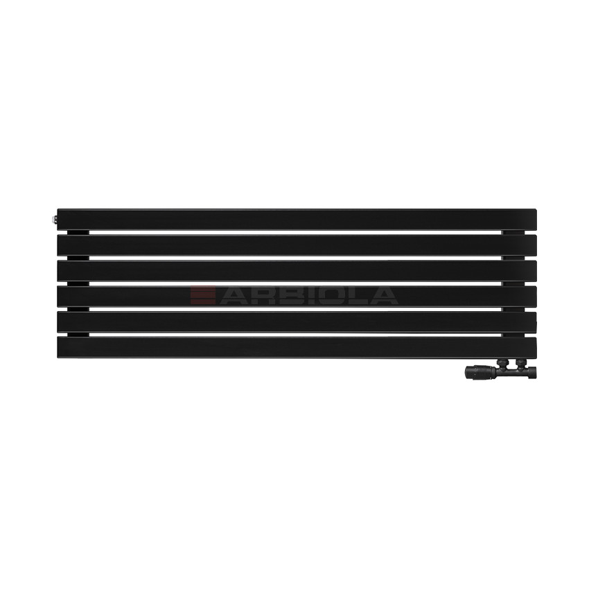 Arbiola Gorizont Liner V 1500-36-06 секции черный горизонтальный радиатор c нижним подключением Arbiola Gorizont Liner V 1500-36-06 секции черный горизонтальный радиатор c нижним подключением