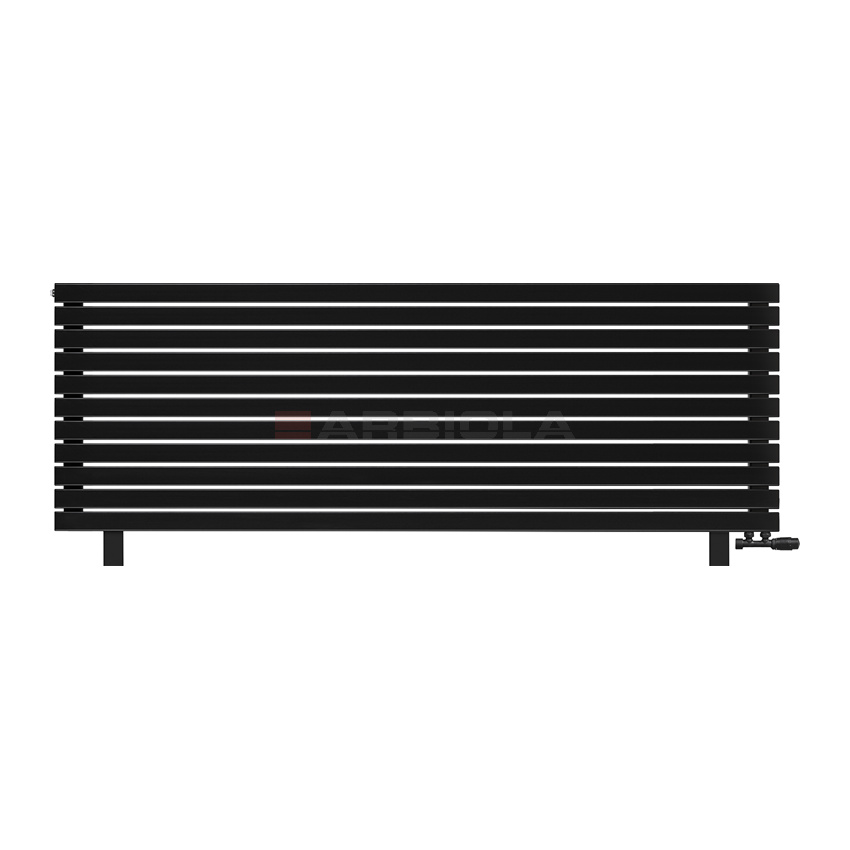 Arbiola Gorizont Liner VZ 2200-36-11 секции черный горизонтальный радиатор c нижним подключением с ножками Arbiola Gorizont Liner VZ 2200-36-11 секции черный горизонтальный радиатор c нижним подключением с ножками
