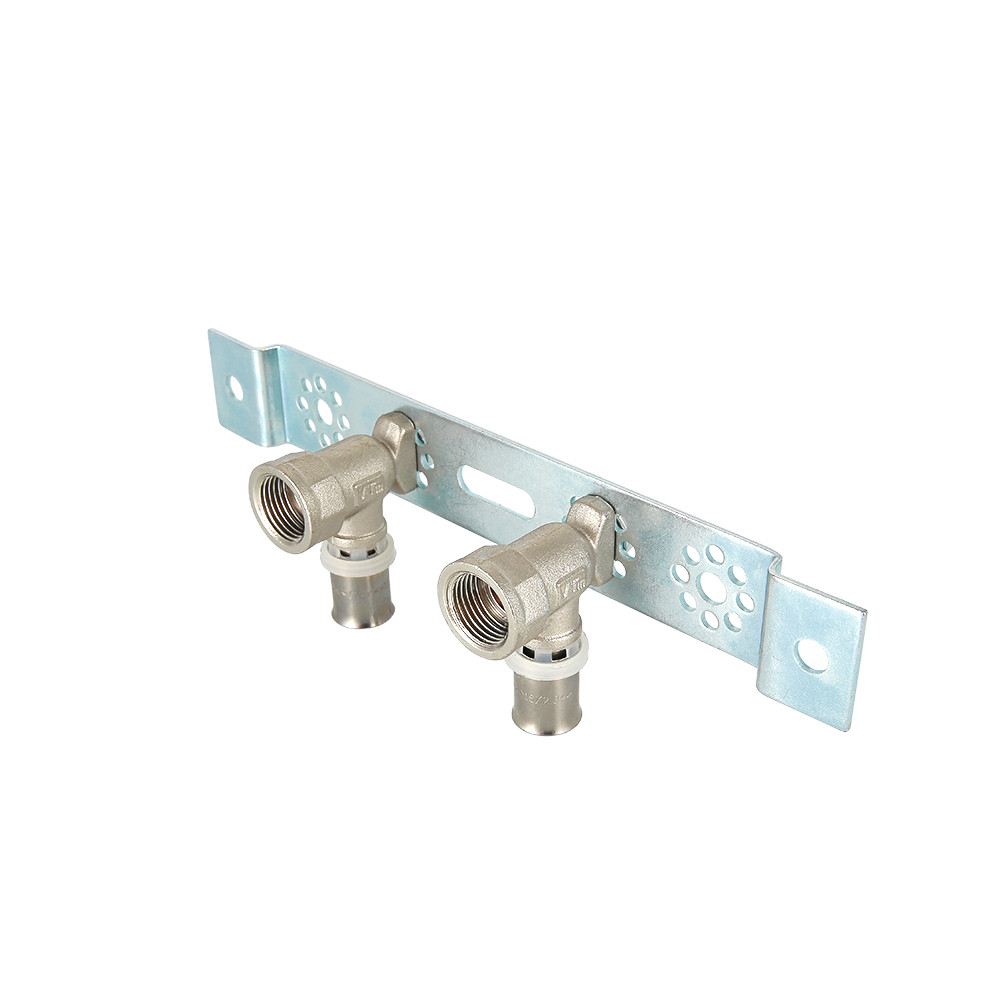 Valtec 16 мм х 1/2" Монтажная планка с пресс-водорозетками Valtec 16 мм х 1/2" Монтажная планка с пресс-водорозетками