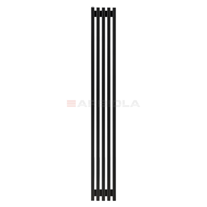 Arbiola Compact H 1750-63-05 секции черный вертикальный радиатор c боковым подключением Arbiola Compact H 1750-63-05 секции черный вертикальный радиатор c боковым подключением