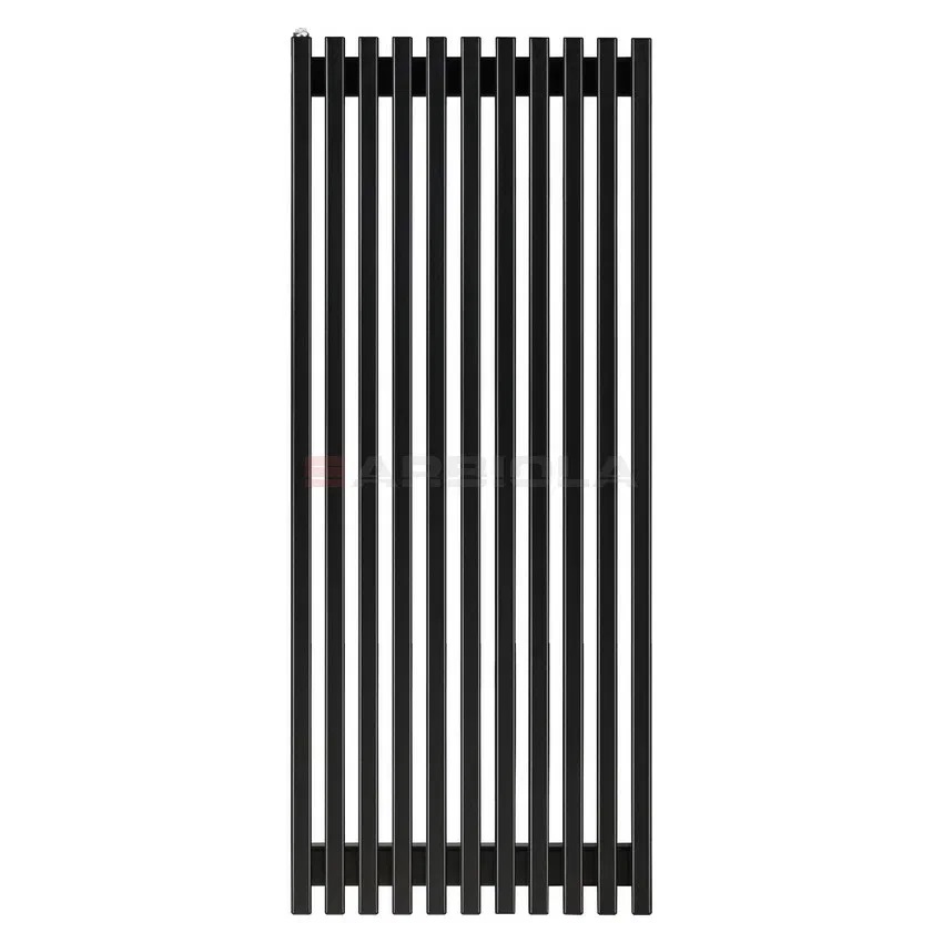Arbiola Compact H 1250-63-11 секции черный вертикальный радиатор c боковым подключением Arbiola Compact H 1250-63-11 секции черный вертикальный радиатор c боковым подключением