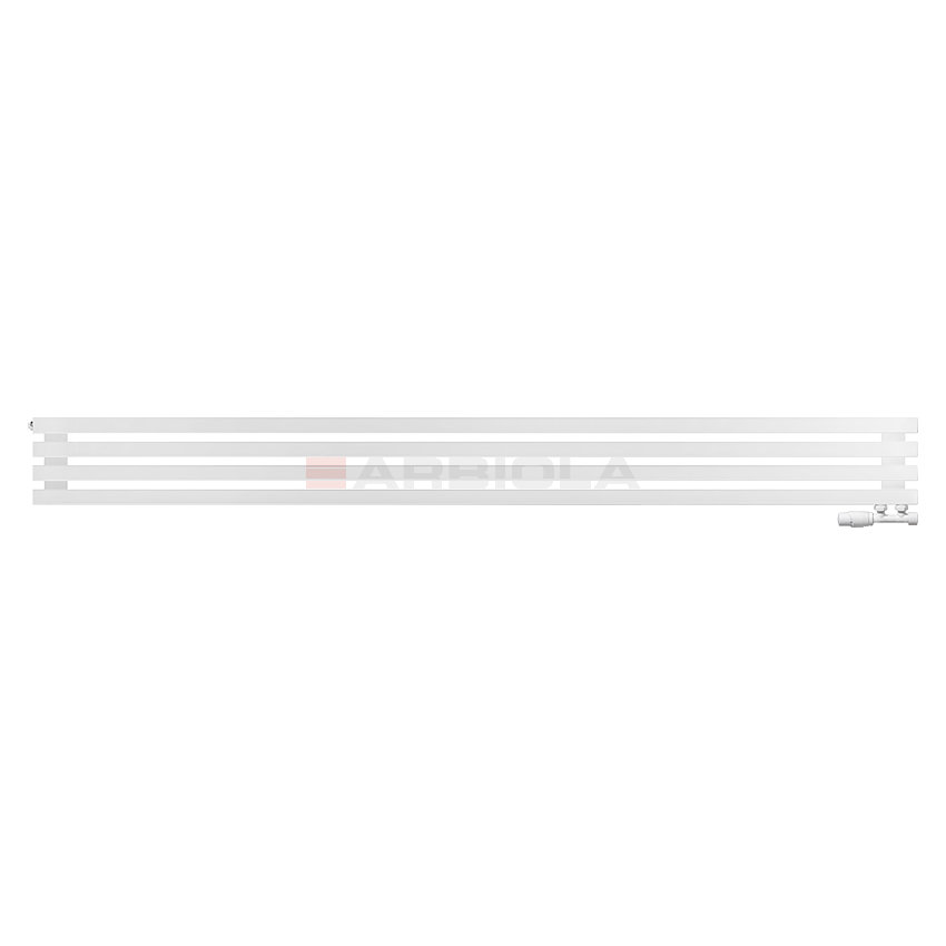 Arbiola Gorizont Ritmo V 2200-40-04 секции белый горизонтальный радиатор c нижним подключением Arbiola Gorizont Ritmo V 2200-40-04 секции белый горизонтальный радиатор c нижним подключением