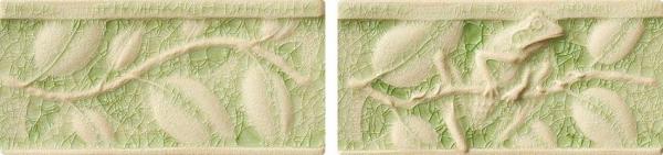 Settecento The Traditional Style Listello Frog A-B Hay 7,5x15 см Бордюр