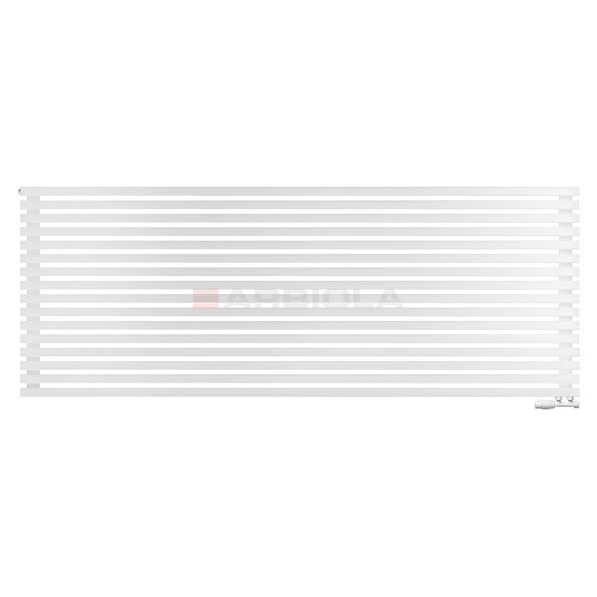 Arbiola Ritmo Gorizont V 2500-40-16 секций белый горизонтальный радиатор c нижним подключением Arbiola Ritmo Gorizont V 2500-40-16 секций белый горизонтальный радиатор c нижним подключением