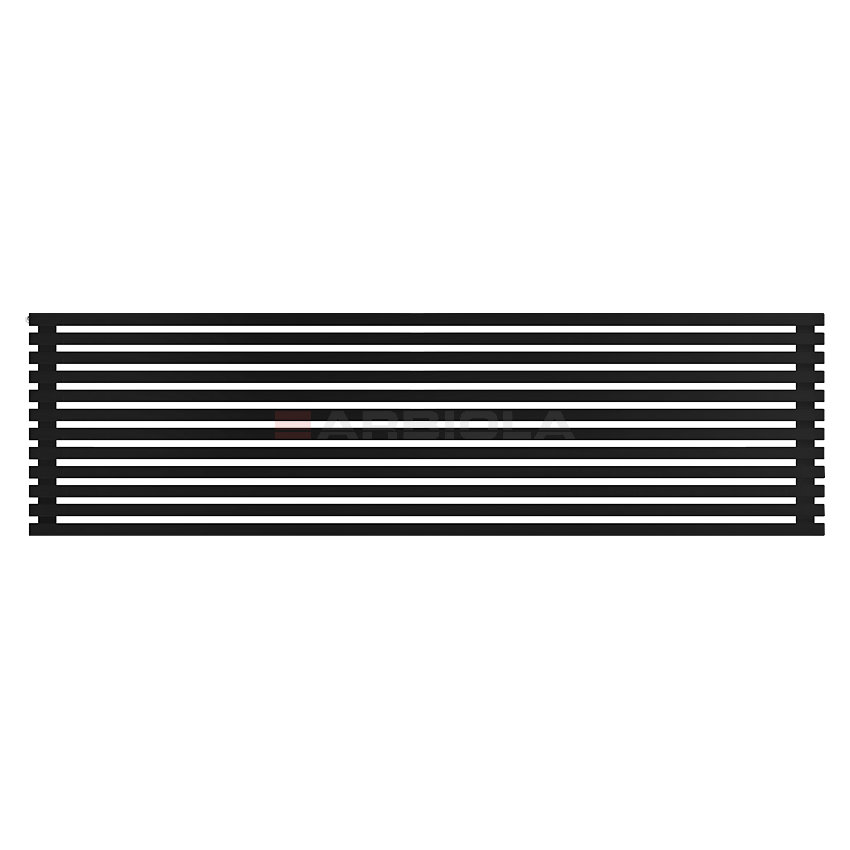 Arbiola Gorizont Ritmo H 2500-40-12 секций чёрный горизонтальный радиатор c боковым подключением Arbiola Gorizont Ritmo H 2500-40-12 секций чёрный горизонтальный радиатор c боковым подключением