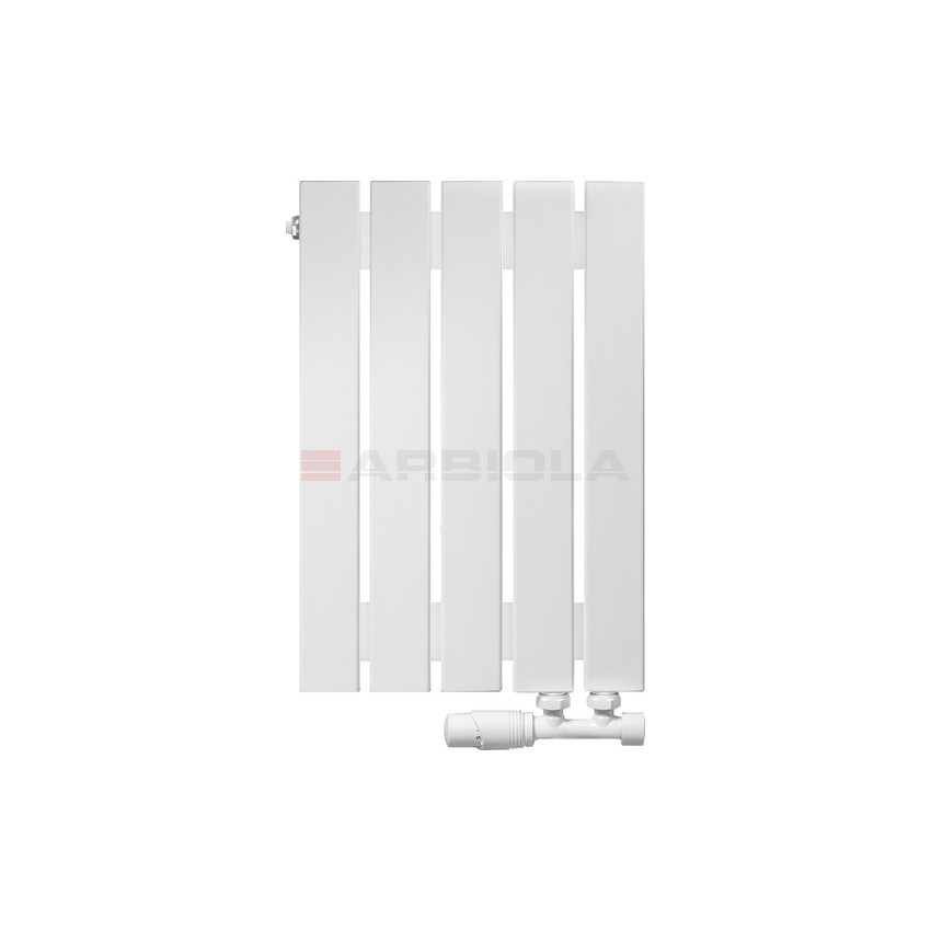 Arbiola Liner V 500-36-05 секции белый вертикальный радиатор c нижним подключением Arbiola Liner V 500-36-05 секции белый вертикальный радиатор c нижним подключением