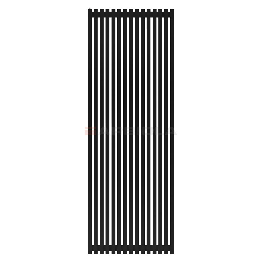 Arbiola Ritmo H 2500-40-15 секции черный вертикальный радиатор c боковым подключением