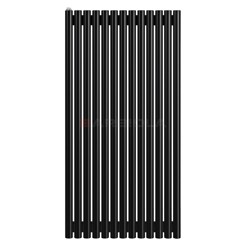 Arbiola Iris 42 H 1250-42-13 секции черный вертикальный радиатор c боковым подключением Arbiola Iris 42 H 1250-42-13 секции черный вертикальный радиатор c боковым подключением