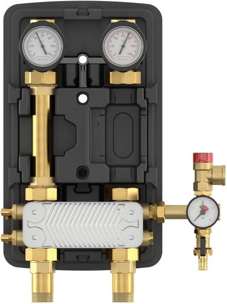 Meibes Насосная группа MeiFlow TOP S UC-SD DN25 с теплообменником 20 пластин, без насоса M45911.22EA Meibes Насосная группа MeiFlow TOP S UC-SD DN25 с теплообменником 20 пластин, без насоса M45911.22EA