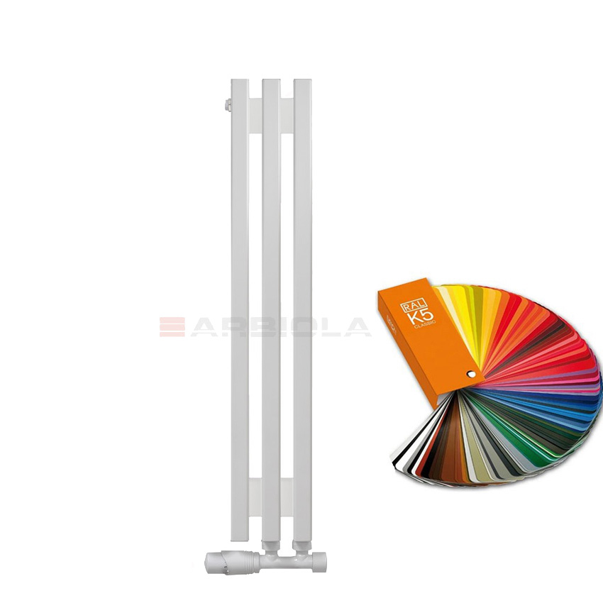Arbiola Compact V 750-63-03 секции цветной вертикальный радиатор c нижним подключением Arbiola Compact V 750-63-03 секции цветной вертикальный радиатор c нижним подключением