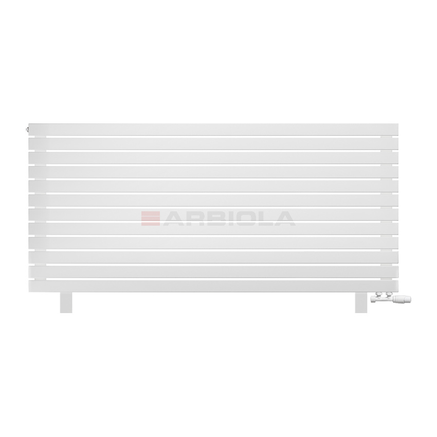Arbiola Gorizont Liner VZ 1750-36-12 секции белый горизонтальный радиатор c нижним подключением с ножками Arbiola Gorizont Liner VZ 1750-36-12 секции белый горизонтальный радиатор c нижним подключением с ножками