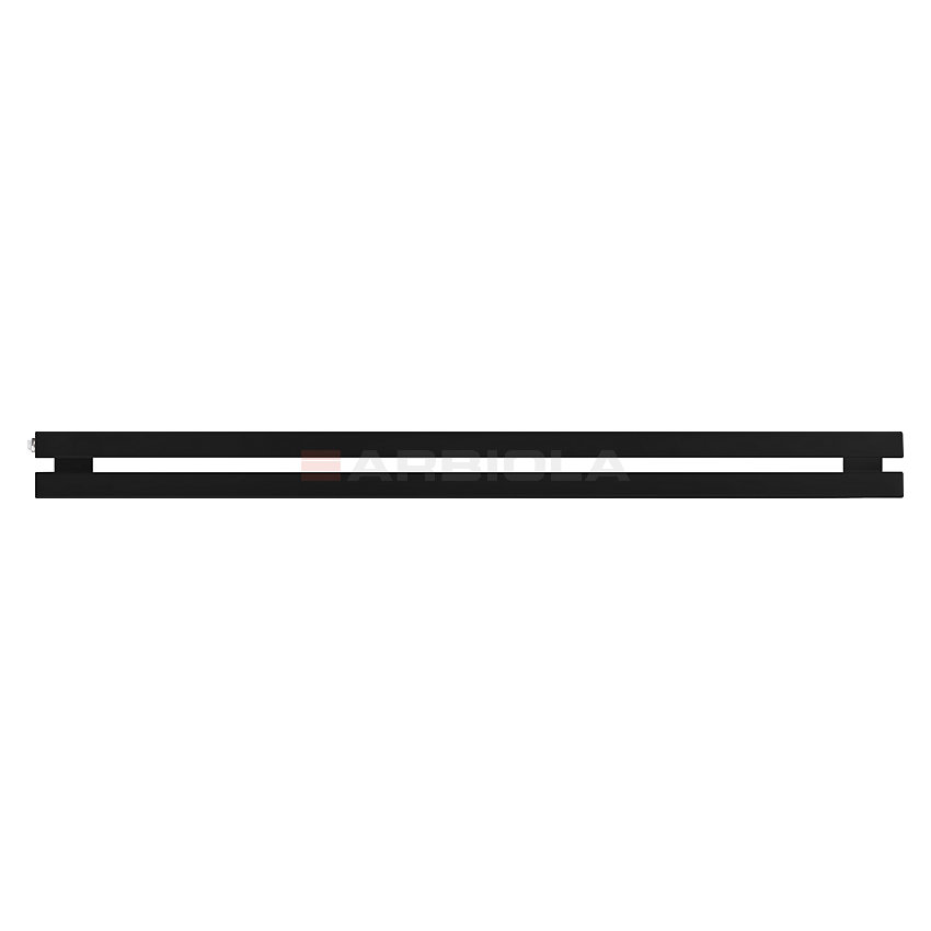 Arbiola Gorizont Ritmo H 1250-40-02 секции чёрный горизонтальный радиатор c боковым подключением Arbiola Gorizont Ritmo H 1250-40-02 секции чёрный горизонтальный радиатор c боковым подключением