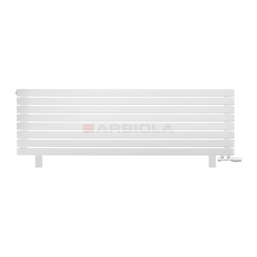 Arbiola Gorizont Liner VZ 1800-63-08 секции белый горизонтальный радиатор c нижним подключением с ножками