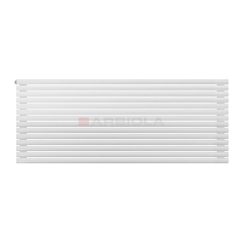 Arbiola Gorizont Iris H 1750-42-14 секции белый горизонтальный радиатор c боковым подключением Arbiola Gorizont Iris H 1750-42-14 секции белый горизонтальный радиатор c боковым подключением
