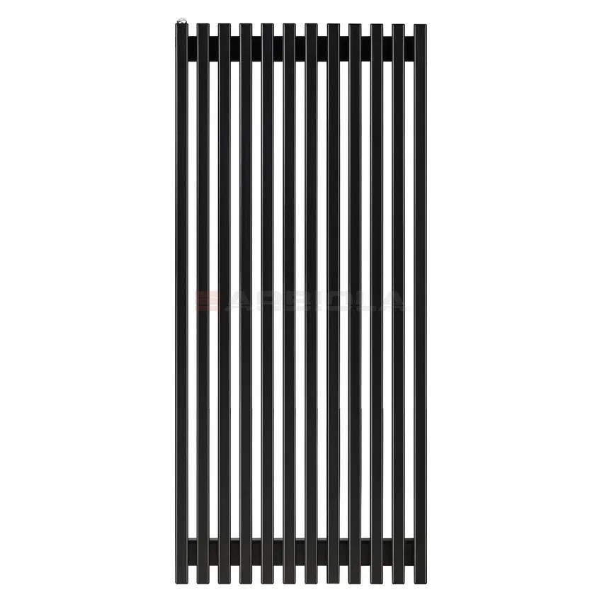 Arbiola Compact H 1200-63-12 секции черный вертикальный радиатор c боковым подключением Arbiola Compact H 1200-63-12 секции черный вертикальный радиатор c боковым подключением