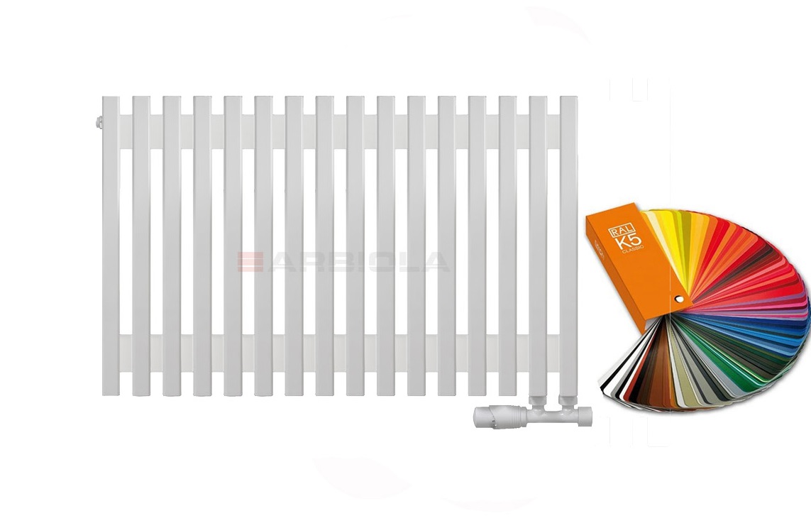 Arbiola Compact V 500-63-16 секции цветной вертикальный радиатор c нижним подключением Arbiola Compact V 500-63-16 секции цветной вертикальный радиатор c нижним подключением