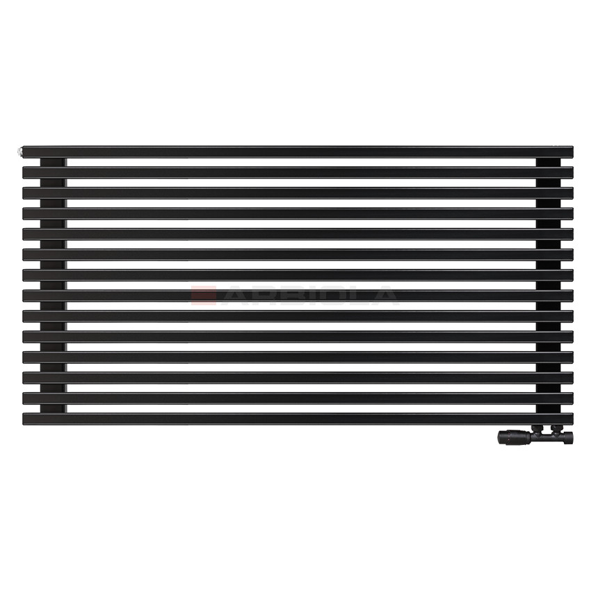 Arbiola Gorizont Compact V 1200-63-14 секции черный горизонтальный радиатор c нижним подключением