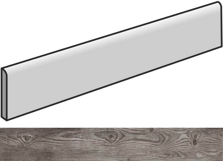 Tagina Rivamancina Battiscopa Rettificato Grafite 4,6×60 см Плинтус Tagina Rivamancina Battiscopa Rettificato Grafite 4,6×60 см Плинтус
