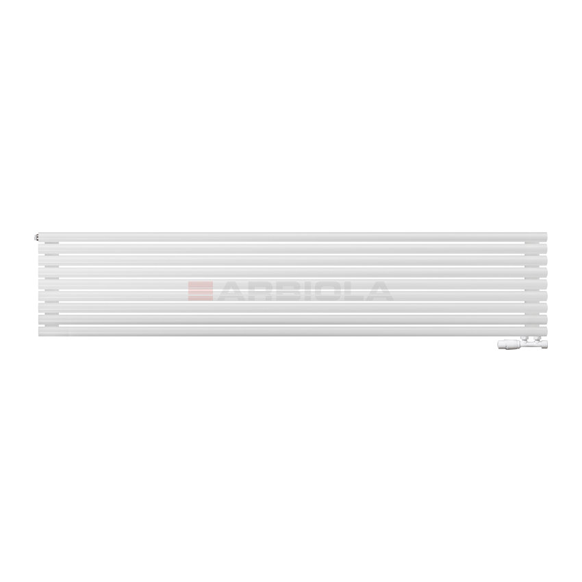 Arbiola Gorizont Iris V 2000-42-09 секции белый горизонтальный радиатор c нижним подключением Arbiola Gorizont Iris V 2000-42-09 секции белый горизонтальный радиатор c нижним подключением