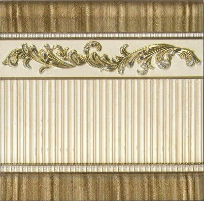 Aparici Lineage Zocalo Majestic Gold 20x20 декоративный элемент