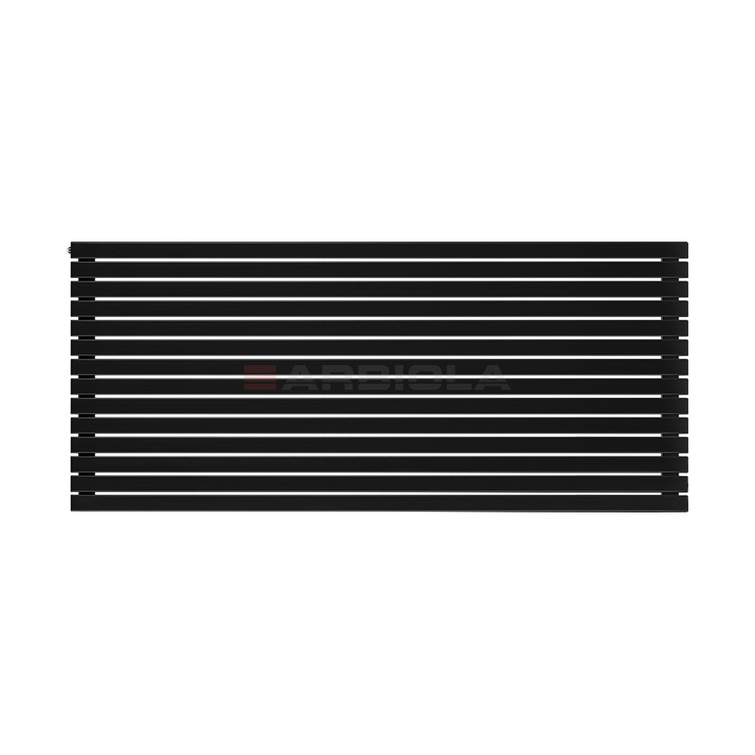 Arbiola Gorizont Liner H 2200-36-14 секции черный горизонтальный радиатор c боковым подключением Arbiola Gorizont Liner H 2200-36-14 секции черный горизонтальный радиатор c боковым подключением