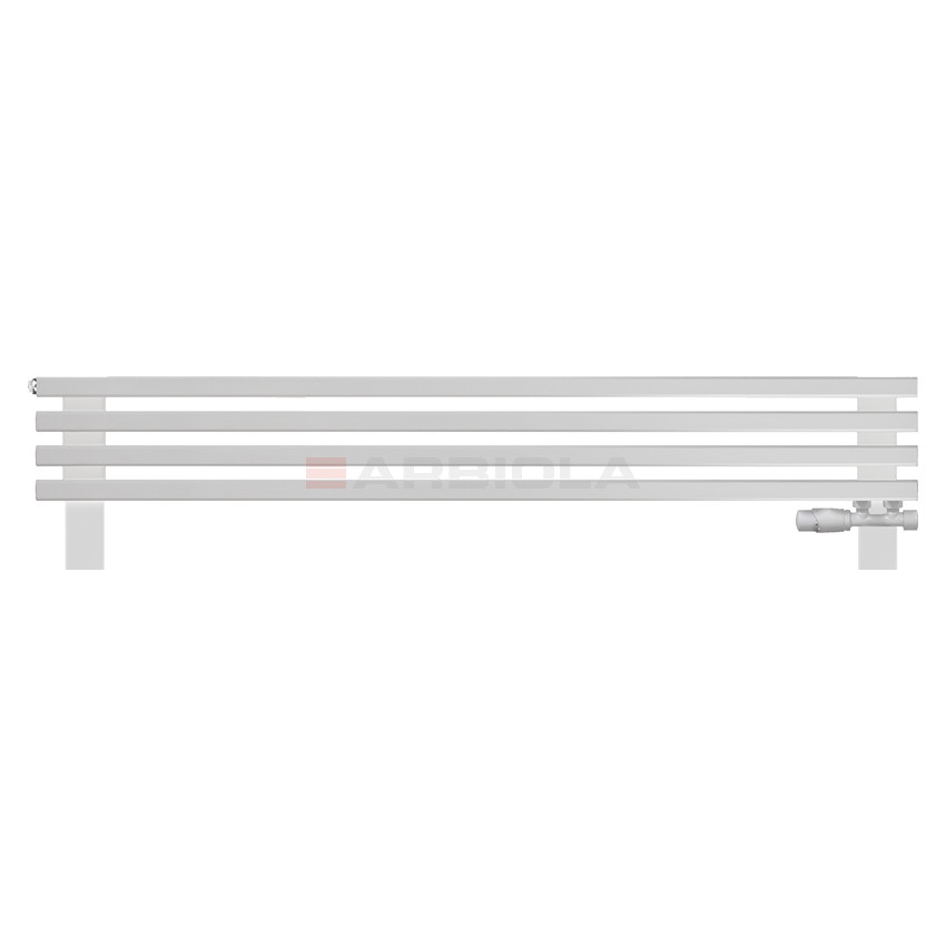 Arbiola Gorizont Compact VZ 1200-63-04 секции белый горизонтальный радиатор c нижним подключением с ножками Arbiola Gorizont Compact VZ 1200-63-04 секции белый горизонтальный радиатор c нижним подключением с ножками