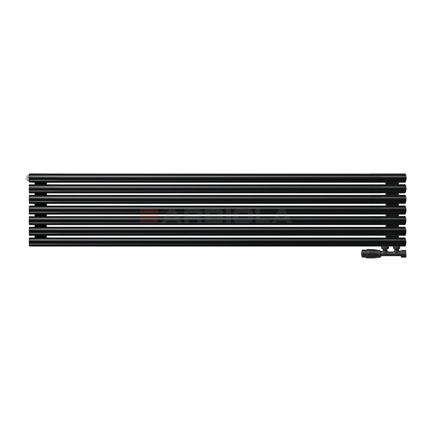 Arbiola Gorizont Iris V 1800-42-07 секции черный горизонтальный радиатор c нижним подключением Arbiola Gorizont Iris V 1800-42-07 секции черный горизонтальный радиатор c нижним подключением