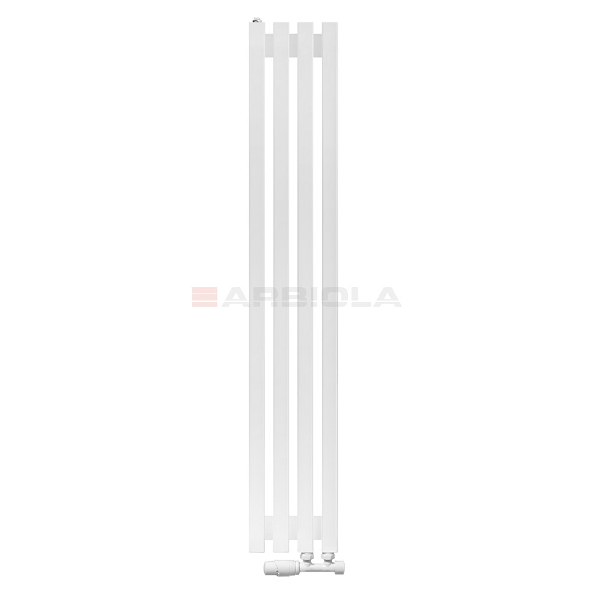 Arbiola Ritmo V 1250-40-04 секции белый вертикальный радиатор c нижним подключением Arbiola Ritmo V 1250-40-04 секции белый вертикальный радиатор c нижним подключением