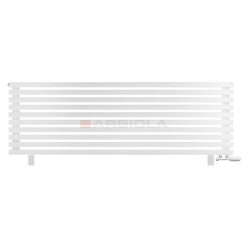 Arbiola Gorizont Ritmo VZ 1800-40-10 секций белый горизонтальный радиатор c нижним подключением (на ножках)