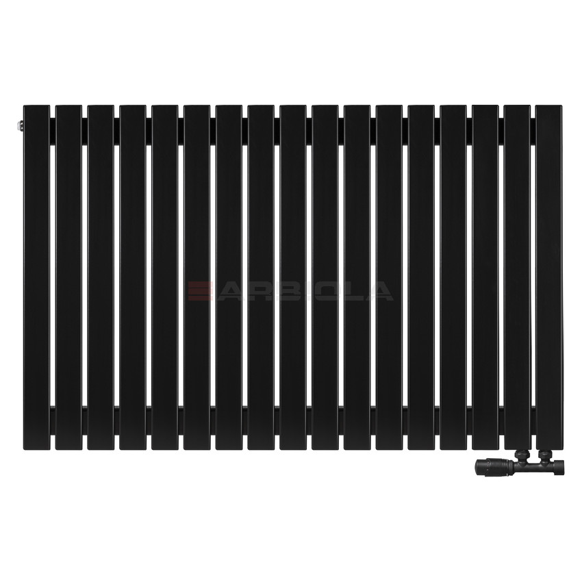 Arbiola Liner V 700-36-17 секции черный вертикальный радиатор c нижним подключением