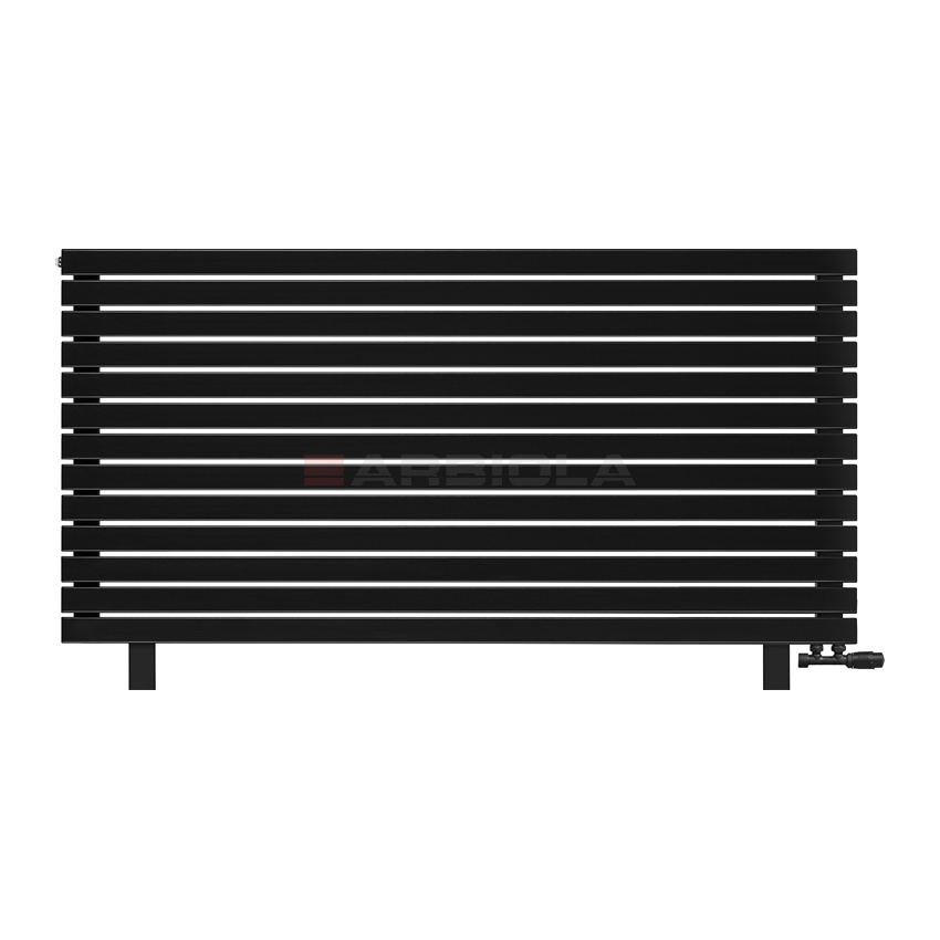 Arbiola Gorizont Liner VZ 1800-36-13 секции черный горизонтальный радиатор c нижним подключением с ножками Arbiola Gorizont Liner VZ 1800-36-13 секции черный горизонтальный радиатор c нижним подключением с ножками