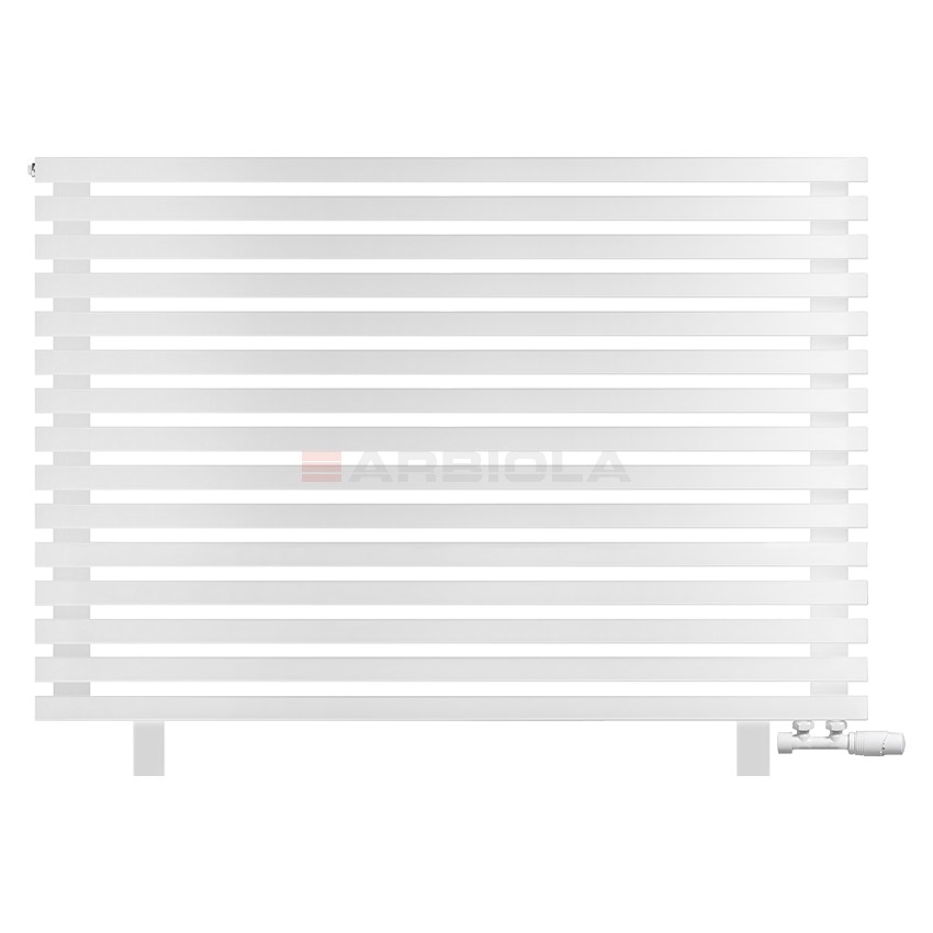Arbiola Gorizont Ritmo VZ 1200-40-15 секций белый горизонтальный радиатор c нижним подключением (на ножках)