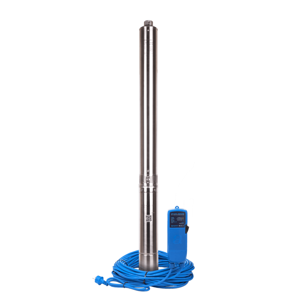 Aquario ASP1,8E-80-90(P) скважинный насос (встр.конд, каб.80м) Aquario ASP1,8E-80-90(P) скважинный насос (встр.конд, каб.80м)