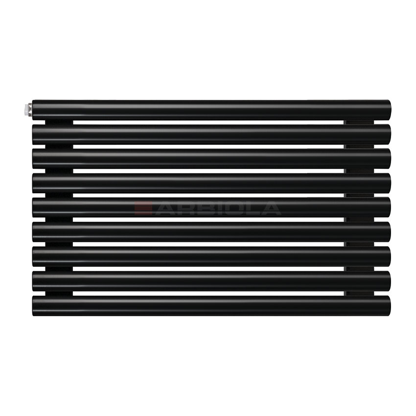Arbiola Gorizont Iris H 1000-42-09 секции черный горизонтальный радиатор c боковым подключением Arbiola Gorizont Iris H 1000-42-09 секции черный горизонтальный радиатор c боковым подключением