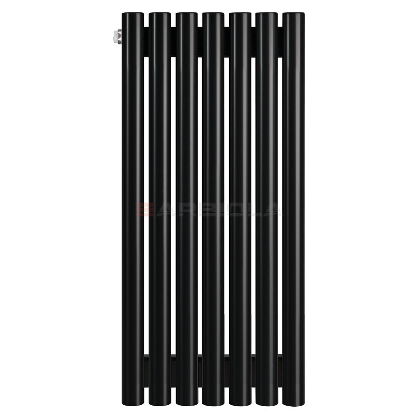 Arbiola Iris 42 H 750-42-07 секции черный вертикальный радиатор c боковым подключением Arbiola Iris 42 H 750-42-07 секции черный вертикальный радиатор c боковым подключением